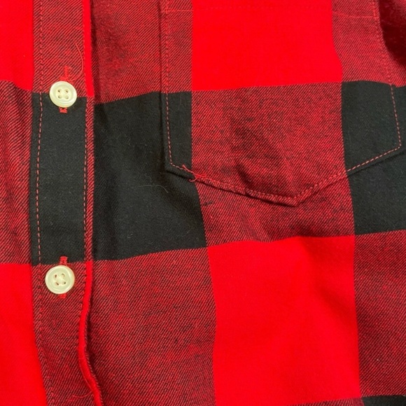 🆕 Red Buffalo Check Women’s Flannel Shirt XXL Old Navy NWT New! - Picture 2 of 5